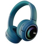 iClever Magic Switch Headphones for Kids Teens - Bluetooth 5.2, Premium Sound, 45-Hour Playtime, Safe Volume Mode, Built-in Mic Light Up Kids Bluetooth Headphones for Tablets, Smartphones, PCs