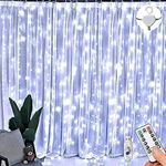 Lezonic Curtain String Light Waterp