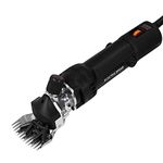Questionno Unisex 220V Electric Hair Clipper Sheep Shearing Machine Clipper Shears Wool Scissors (Black)