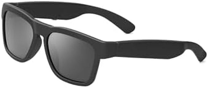 OhO Smart Glasses,Polarized Sunglasses with Bluetooth Speaker,Athletic/Outdoor UV Protection and Voice Control,Unisex (Grey Lens)