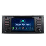 XTRONS Single Din Car Stereo for BMW E39 M5, Android 12 Octa Core 8GB+128GB Car Radio DVD Player, 7" Touched GPS Navigation for Car Bluetooth Head Unit Built-in DSP CarPlay Android Auto DVR TPMS DAB+