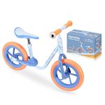 iSporter 10inch Kids Balance Bike for Toddler 2 Year Old, Boys Girls Ages 18-48 Months, Gift Push Bikes, No Pedal Training Bicycle, with Footrest, Puncture-Proof Tyres, and Height Adjustable