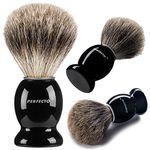 Perfecto 100% Pure Badger Shaving Brush With Black Handle-Engineered to deliver the Best Shave of Your Life!!! No Matter what method you use, Safety Razor, Double Edge Razor, Straight Razor or Shaving Razor, This is the Best Badger Brush!!!