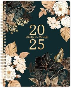 2025 Planner - 2025 Weekly & Monthly Planner, 8" x 10", JAN.2025 - DEC.2025, Calendar/Planner 2025 with Sturdy Cover, Premium Paper, Twin-wire Binding, Print Tabs