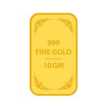 Muthoot Pappachan Swarnavarsham 24K (999) Yellow Gold Bar 10 Gm