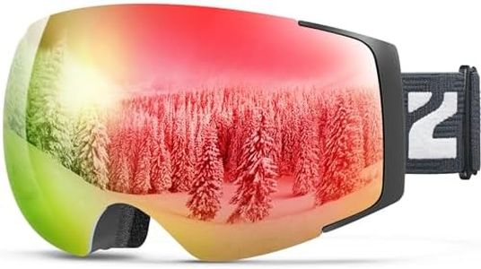 ZIONOR X4 Ski Goggles Magnetic Lens - Snowboard Goggles for Men Women Adult - Snow Goggles Anti-fog UV Protection