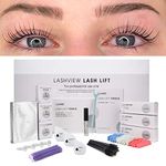 LASHVIEW Lash Lift Kit,Professional Eyelash Perm Kit,Liquid Set,Semi-Permanent,Curling Perming,Wave Lift Extension Perm Set