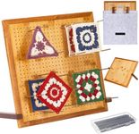 13" Crochet Blocking Board with 25 