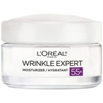 L’Oréal Paris Anti-Aging Face Cream 55+, Day & Night Skincare, Wrinkle Expert, With Calcium to Reduce the Look of Wrinkles, 50mL