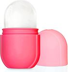 VinBee Face Icer,Silicone Ice Roller for Face and Eyes,Brighten Face, Firms Skin, Minimizes Eye Lines, Face Icer Reusable Ice Cube Roller -Face Rollers for Women Skin Care Tool,Gift Set, Pink