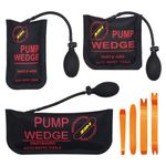 3Pcs Air Wedge Bag, Air Wedge Pump Wedge Up Bags Wedge Pump Tools Car Air Wedge Pump Kits for Door Window Installation Car Repair, Professional Inflatable Leveling Alignment Tool