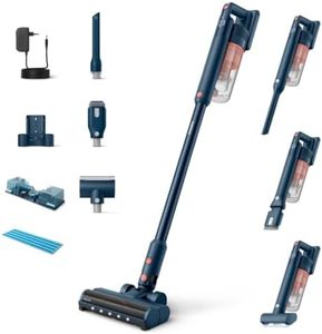 Philips 5000-Serie Kabelloser Staubsauger, für Weiche und Harte Böden, Holzböden, Aufsteckbares Aquamodul, leicht 1,5kg, 60 Minuten Laufzeit, Abnehmbarer Akku, präzise LED-Düse, XC5142/01, Korallrot