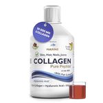 Swedish Nutra - Liquid Marine Collagen 10000mg - Pack of 500ml I Hydrolyzed Collagen Peptides (Type I & III) I Minimize Fine Lines, Wrinkles I Hyaluronic Acid, Biotin, Vitamin C - 20 Day Supply