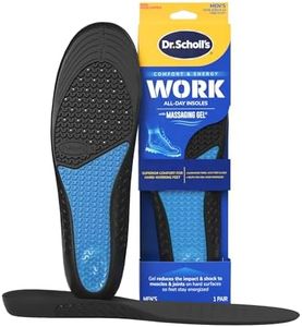 Dr. Scholl's Work All-Day Superior Comfort Insoles (with) Massaging Gel, Men, 1 Pair, Trim to Fit