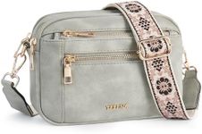 Telena Crossbody Purse for Women Small Crossbody Bags Trendy Vegan Leather with Adjustable Shoulder Strap (Twilight Grey)