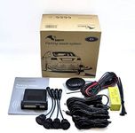 STEELMATE EBAT Matt Black Rear Reverse Parking Sensor 4 Sensors Kit PTSC1