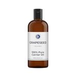 Mystic Moments | Grapeseed Carrier Oil 500ml - Pure & Natural Oil Perfect For Hair, Face, Nails, Aromatherapy, Massage and Oil Dilution Vegan GMO Free