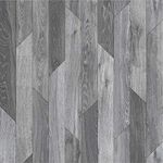 247Floors Forli Modern Wood Plank Effect Vinyl Flooring 2.3mm Realistic Foam Backed Slip Resistant Lino (4m x 4m / 13ft 1" x 13ft 1", Light Grey Modern Planks)