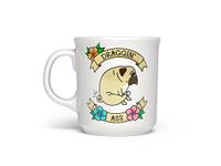 Fred & Friends 5228628 DRAGGIN SAY Anything Mug, 16 Ounces, White