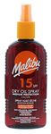 Malibu Sun SPF 15 Non-Greasy Dry Oil Spray for Tanning, Medium Protection, Water Resistant, 200ml