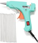 FEWORLD 20 Watt 7Mm Battery Powered Hot Melt Glue Gun With 10 Transparent Glue Sticks (Multicolor)