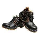 HILLSON Mens Workout Dual Density PVC Safety Shoe(Size-6 UK,Black)