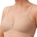 Amoena Women's Lara Seamless Molded Cup Wire-Free Bra, Nude, 34B