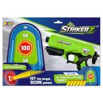 Superplay Strikerz Gun – Foam Bullet Blaster, Toy for Boys, with Scoring Target, Gun Set with 6 Suction Bullets, Long-Range Shooting Action, Indoor & Outdoor Game for Kids Ages 5–12