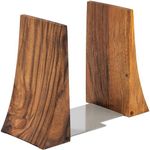 TILISMA Bookends, Walnut Wood with 