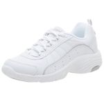 Easy Spirit Women's Punter Athletic Shoe,White/Light Grey,7.5 M