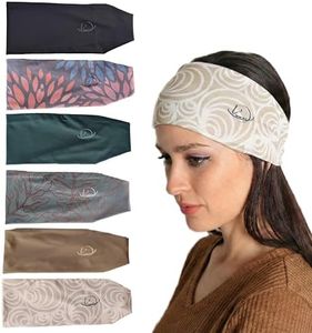 myMareCo Equestrian Headbands for Women, Under Riding Helmet Bands, Sportswear Wide Hair Wrap Suitable for Use with Bike Helmets, Yoga & Hiking