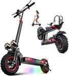 MIWEN 11'' Electric Scooter,Electric Scooters Adult,45-55km Range,Foldable Pure Scooters, Double Braking System & Shock Absorption All Terrain Offroad Escooters for Adults and Teens,Max Load 150kg