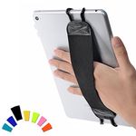 TFY Security Holder Hand Strap Stand for iPad, iPad 9, iPad Air 5, iPad Mini 6 - iPad Pro 9.7", Pro 11" - Samsung Galaxy Tab & Note - Google Nexus and More