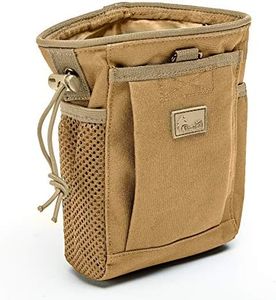 WOLF TACTICAL Drawstring MOLLE Dump Pouch - EDC Drop Bag for Ammo, Magazines, Range Shooting, Hunting, Outdoor Sports