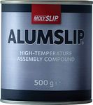 MOLYSLIP - ALUMSLIP | High Temperature Anti-Seize Grease | Copper Free | Withstands Extreme Temperature (up to 650°C) | Protects Against Galling, Seizure Rust and Corrosion | 500g, packaging may vary