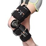 REAQER Hinged Knee Brace ROM Unloader- Post Op, Locking, ACL, PCL, MCL Support Knee Immobilizer Brace for Men & Women,Great for Osteoarthritis…