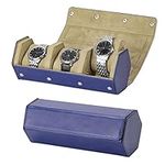 Watch Roll Travel Case, Luxury Leat