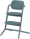 Cybex Lemo Chair Stone Blue Long Use High Chair for Newborns and Adults