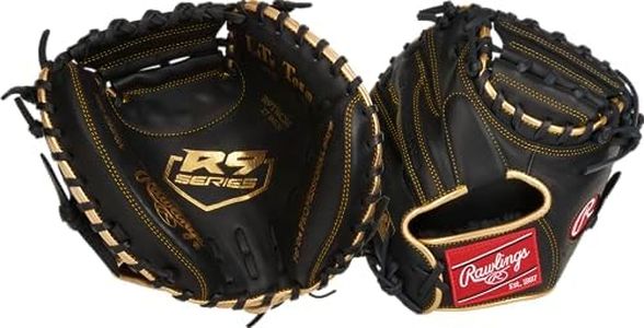 Rawlings | R9 Baseball Catcher's Training Mitt | 27" |1-Piece Solid Web | Right Hand Throw