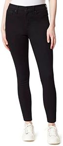 Jessica Simpson Women's Misses Adored Curvy High Rise Skinny Jean, Od Black, 32