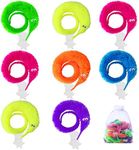 ONESING 19 Pcs Magic Worms Wiggly Worms Twisty Fuzzy Worm Toys Carnival Party Favors (Random Color with A Storage Bag)