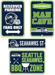 Seattle Seahawks Four Pack Fan Sign