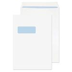 Blake Purely Everyday C4 324 x 229 mm 100 gsm Pocket Peel and Seal Window Envelopes (23892) White - Pack of 250