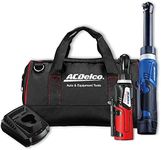 ACDelco ARW1218-K18 3/8" Extended & 1/4" Ratchet Wrench G12 Series Cordless Li-Ion 2-Tool Combo Kit with x1 Battery, Charger & Canvas Bag
