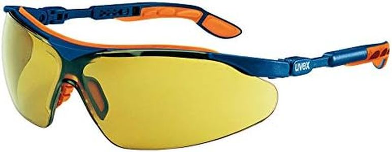 Uvex 1030020428 Supravision Sapphire Gafas de seguridad - no se Rayan - antivaho - Teñidas/Azul-Naranja