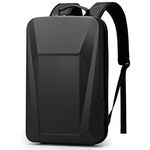 JUMO CYLY Hardshell Travel Laptop Backpack, Anti-Theft Gaming Backpack with USB Charging Port Slim Business Computer Daypack with Lock For Men