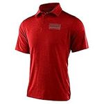 Troy Lee Designs GASGAS Team 2021 Polo Shirt Motorcycle Motocross Dirt Bike Powersports Moto GP Crew. Mens Womens Unisex (MD, Red)