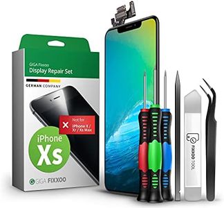 GIGA Fixxoo® iPhone XS Display Original [Includes Tool Kit] - Retina LCD Glass with Touchscreen - Original iPhone Display Repair Kit - Replacement Display for iPhone with Tool Kit