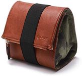 CANPIS Mirrorless Camera Case, Leather Small Camera Bag Lens Pouch, Photography Travel Bag, Outdoor Carry-on Storage Bag (not support DSLR Camera and Long Lens)