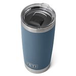 YETI Rambler 20 oz Tumbler, Stainless Steel, Vacuum Insulated with MagSlider Lid, Nordic Blue